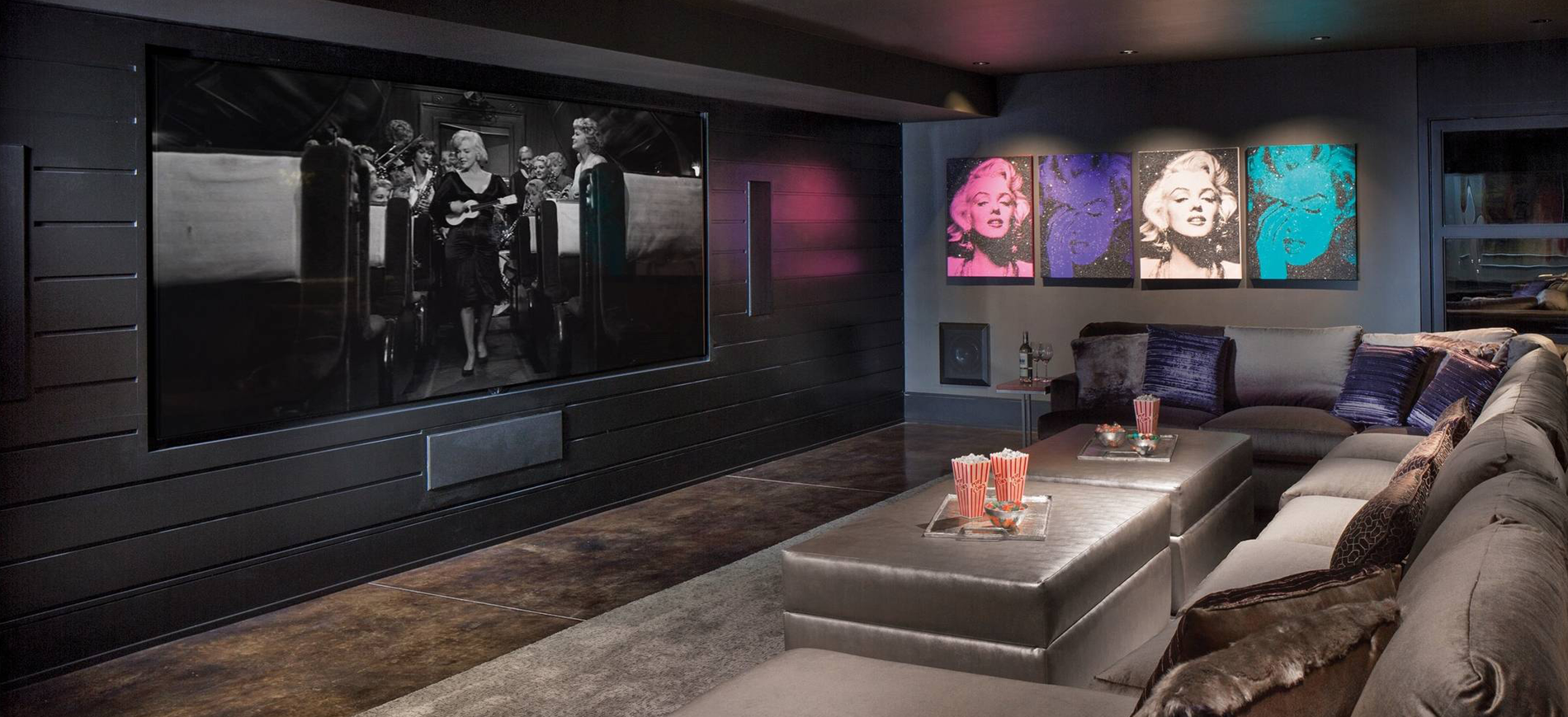 home theatre slide