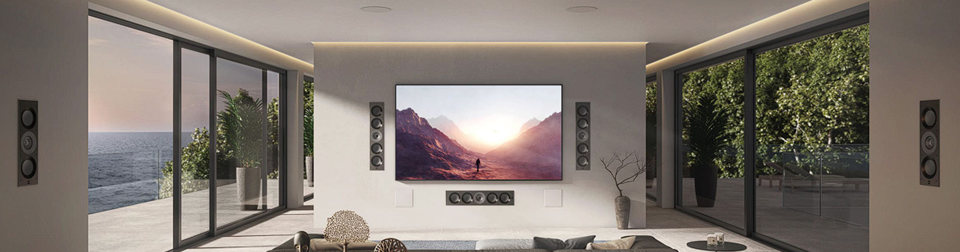 Distributed Audio Kef Architectural Speakers