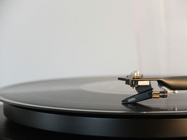 Vinyl Record Playing